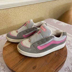 Vintage Vans Women's sz 9, pink and gray